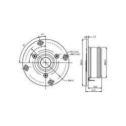 SB21SDC-C000-4ohm tweeter