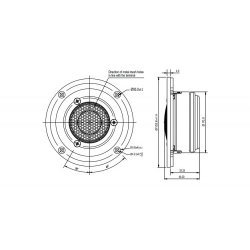 SB29BAC-C000-4ohm Beryllium tweeter