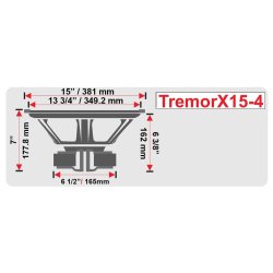 Earthquake Sound TremorX-15-4 