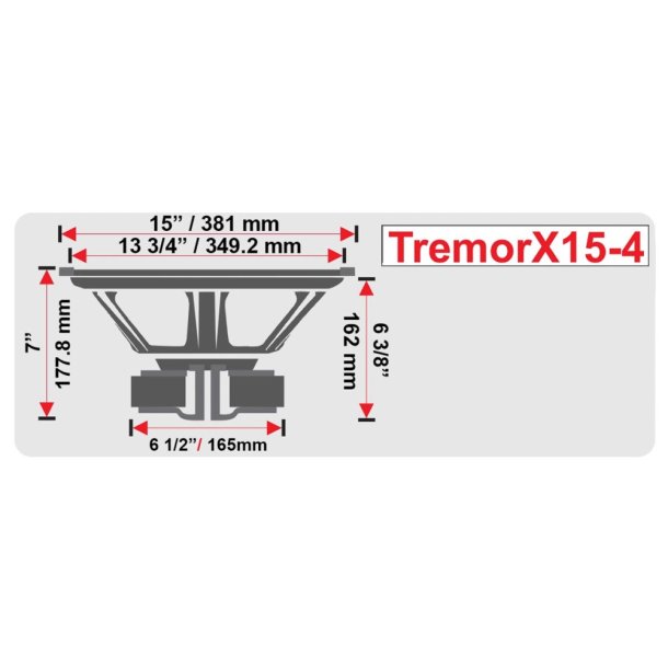 Earthquake Sound TremorX-15-4 