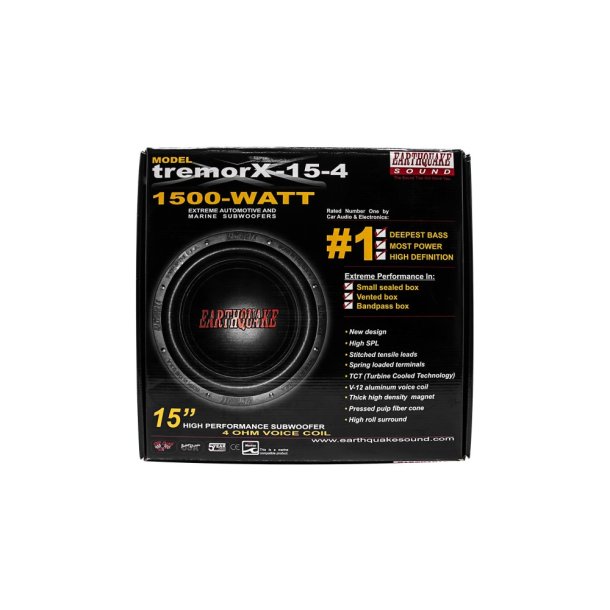 Earthquake Sound TremorX-15-4 