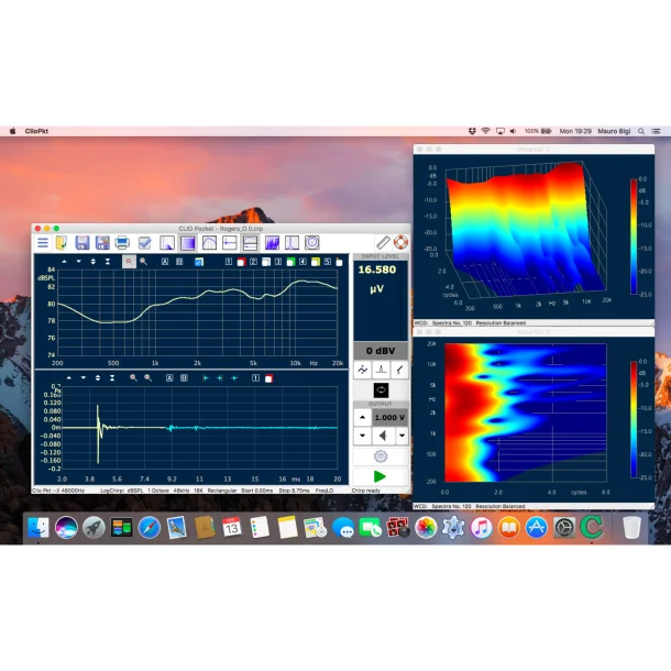 Audiomatica Clio Pocket 3.0 Hjttaler mleudstyr udget og aflses snart af version 3.1