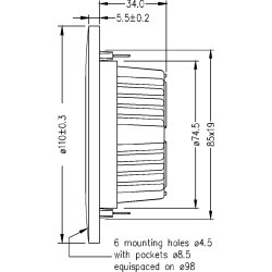 Seas E0047-04 - T29MF001 - Excel tweeter