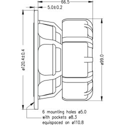 Seas L0021-04S - RM120 - Lotus midrange