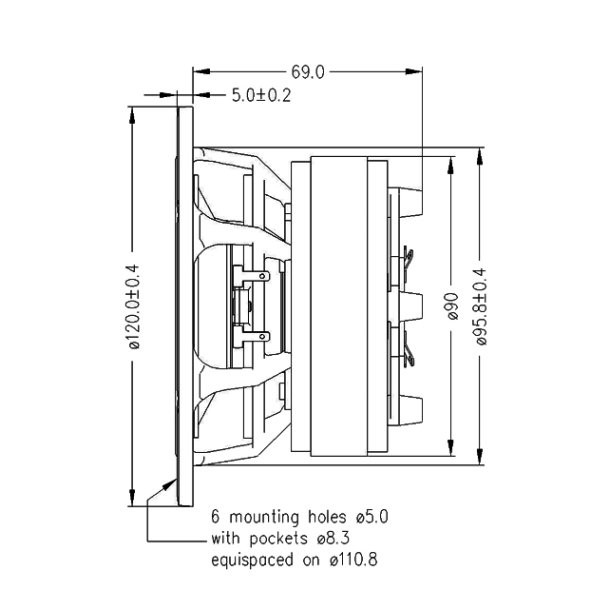 Seas H1602-04/06 - L12RE/XFC - Prestige coaxial