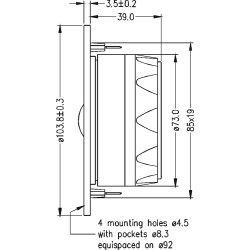 Seas H1189-06 - 27TDFC - Prestige tweeter