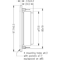Seas H1280-06 - 22TFF - Prestige tweeter