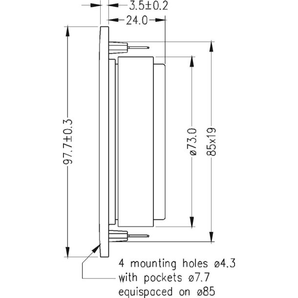 Seas H1280-06 - 22TFF - Prestige tweeter