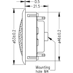 Seas H1396-04 - 27TFFNC/G - Prestige tweeter
