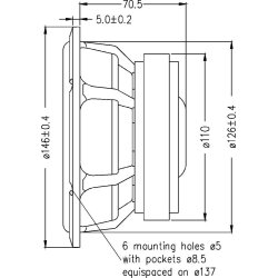 Seas H1488-08 - L16RNX - Prestige woofer