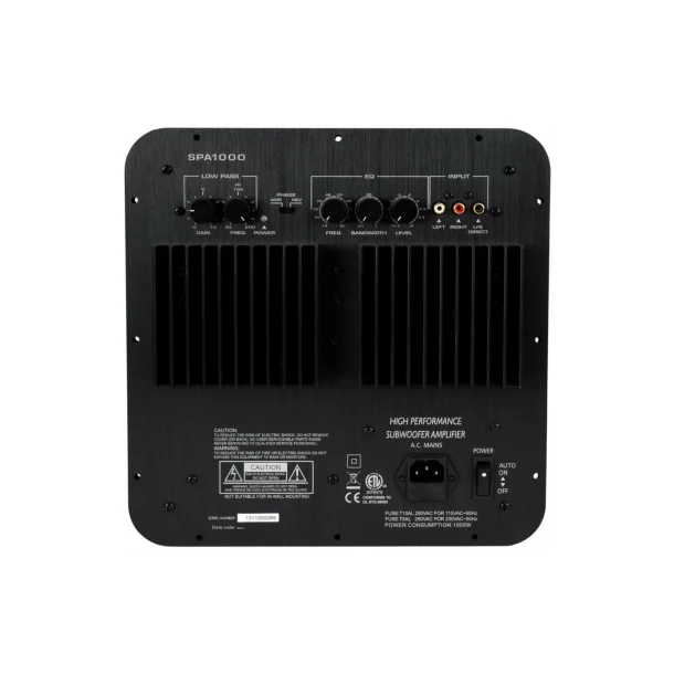 Dayton Audio SPA1000 Plate amplifier til subwoofer
