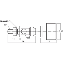Hjttalerterminal BP405G