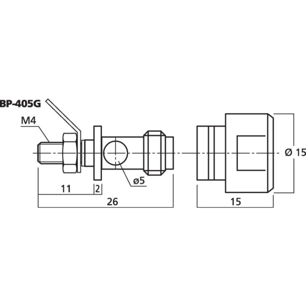 Hjttalerterminal BP405G