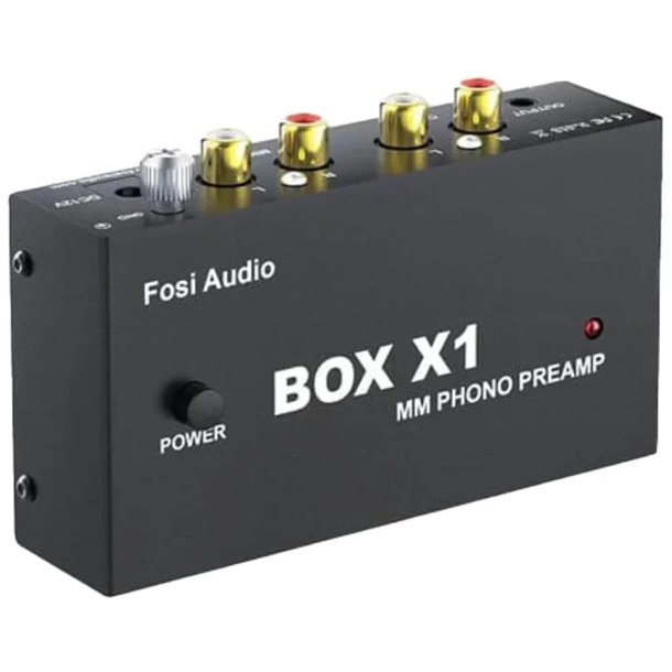 Fosi Audio BOX X1 Phono forforst�rker til MM pladespiller