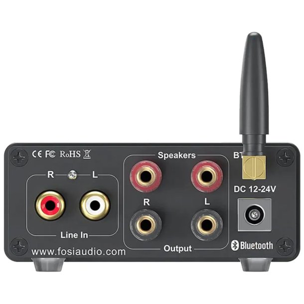 Fosi Audio BT20A Bluetooth 5.0 &amp; R/L forst�rker 2 x 100W
