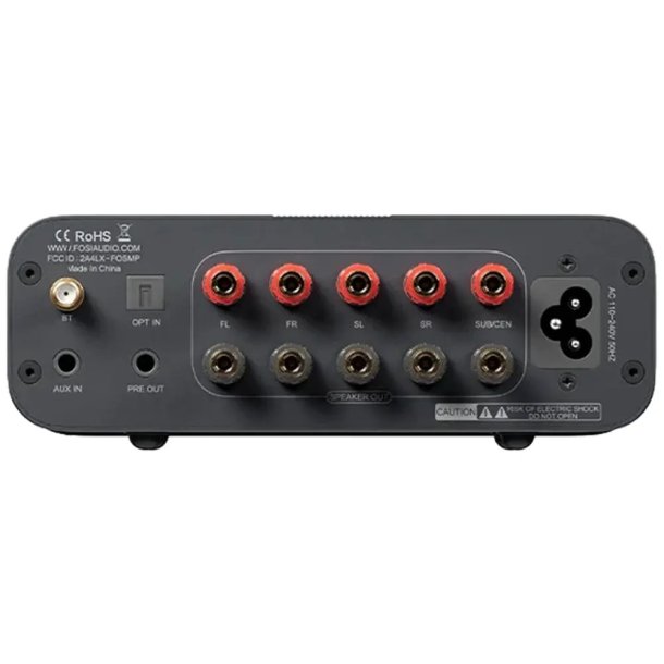 Fosi Audio HT4S Bluetooth forst�rker 4CH.