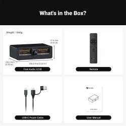 Fosi Audio LC30 Forst�rker-h�jttaleromskifter Sort