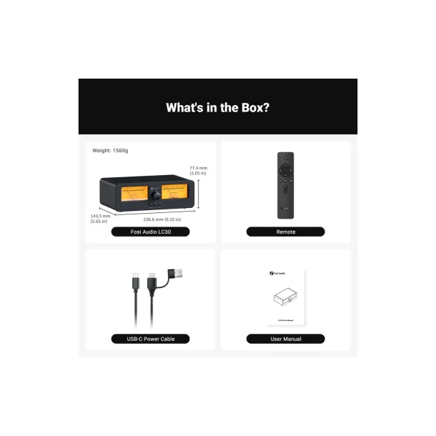 Fosi Audio LC30 Amplifier Speaker Switcher