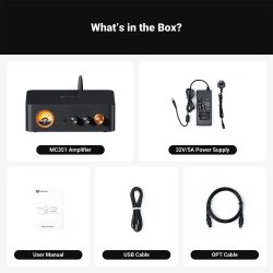 Fosi Audio MC351 Integreret forst�rker DAC, BT 5.3