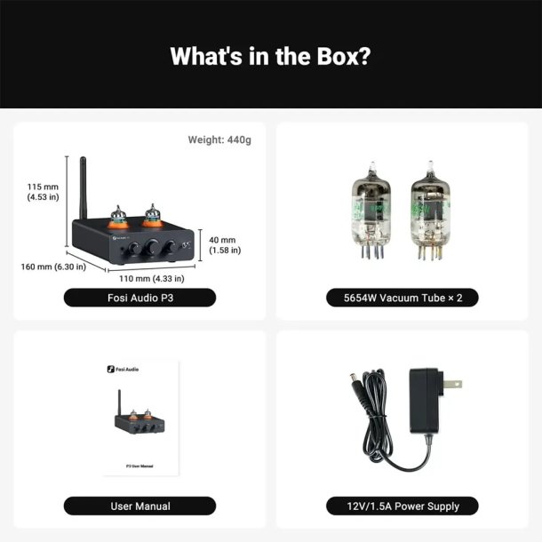 Fosi Audio P3 Tube Preamplifier