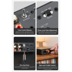 Fosi Audio P4 forforst�rker (3x RCA)