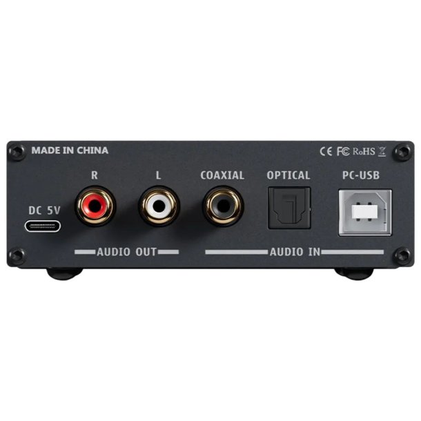 Fosi Audio DAC-Q4 Mini DAC &amp; hovedtelefonforst�rker