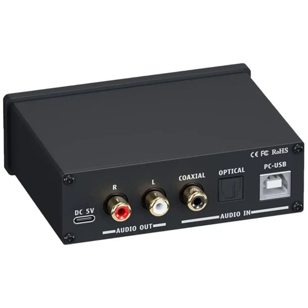 Fosi Audio DAC-Q4 Mini DAC &amp; hovedtelefonforst�rker