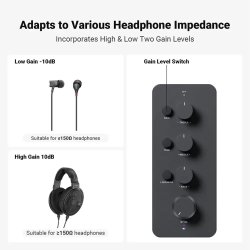 Fosi Audio SK01 Hovedtelefonforst�rker - Equalizer - forforst�rker