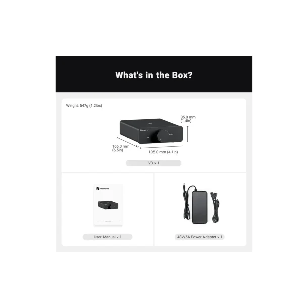 Fosi Audio V3 Stereo amplifier TPA3255