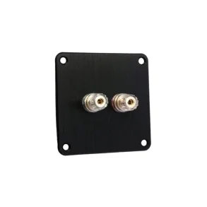 Jantzen Audio Terminalst sort anodized med guld terminaler 