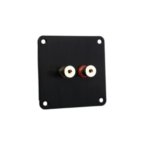 Jantzen Audio Terminalst sort anodized med guld satin terminaler