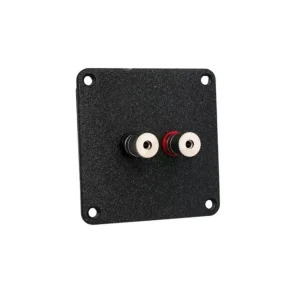 Jantzen Audio Terminalplade pulver lakeret med  satin nickel