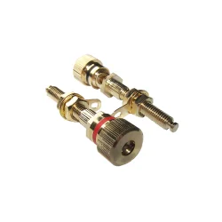 Hjttalerterminal guld par