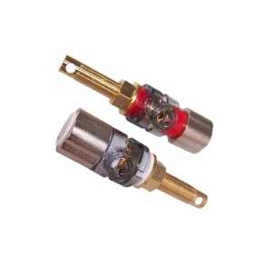 Jantzen Audio terminaler guld satin nickel
