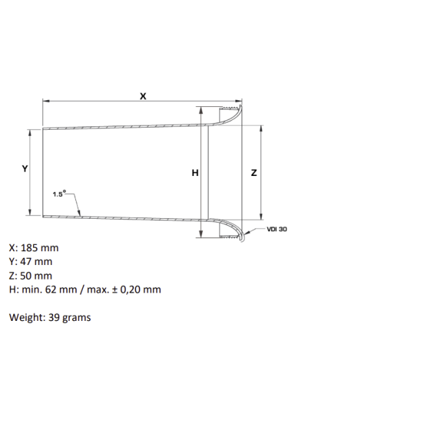 Port � 50mm BR-50HP lang version