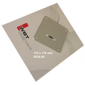  Mounting plate single wire alu